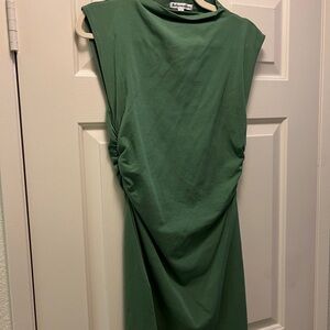 Reformation Green Mini Dress